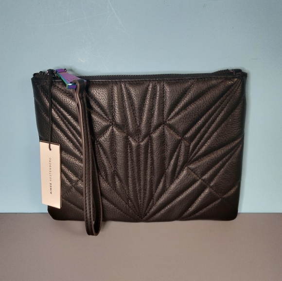 Aimee Kestenberg Handbags - Aimee Kestenberg Black Clutch Purse